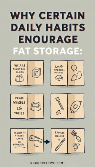 Hidden lifestyle habits like late-night eating, poor sleep, and snacking keeping body in fat storage mode